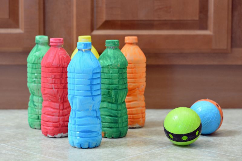 Mainan dari Botol Bekas - Bowling