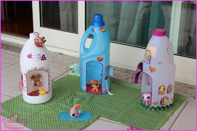 Mainan dari Botol Bekas - Rumah Boneka