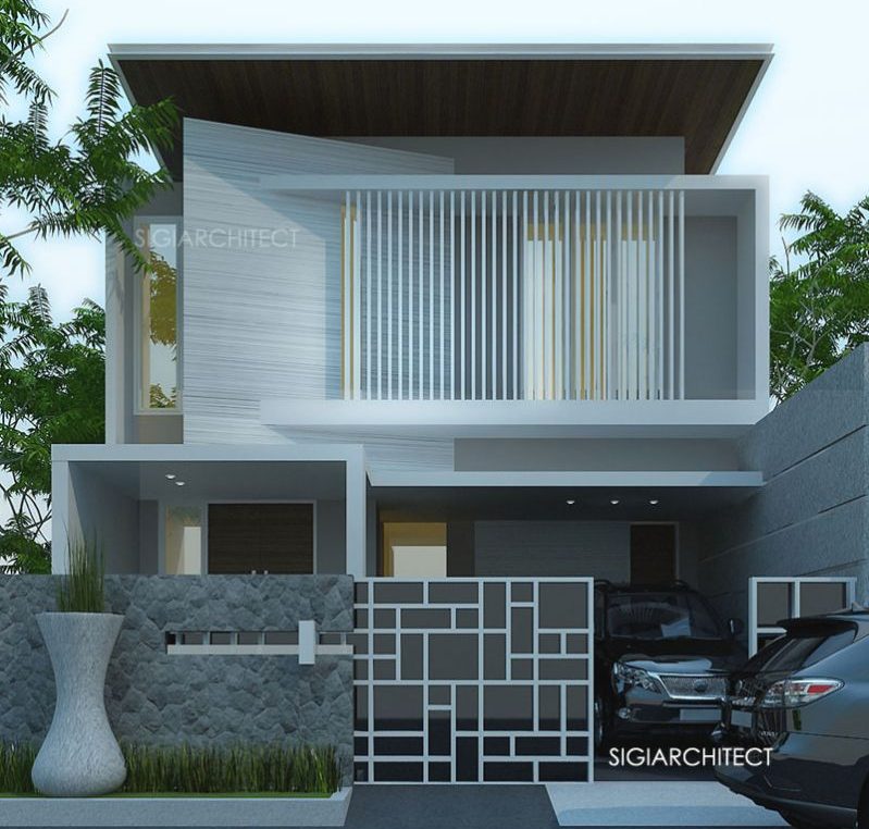 19 Desain Rumah Minimalis 2 Lantai Kekinian Lengkap Beserta