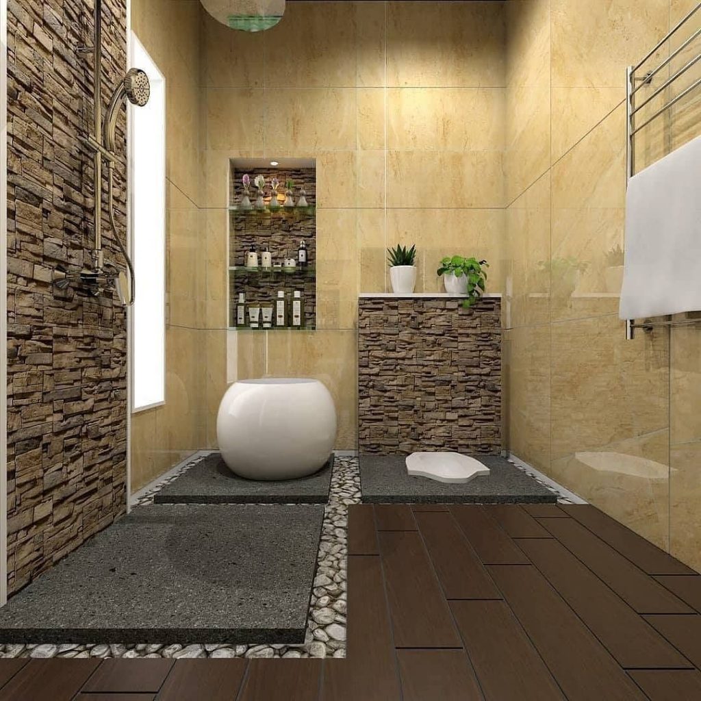 Desain kamar mandi minimalis 2x3