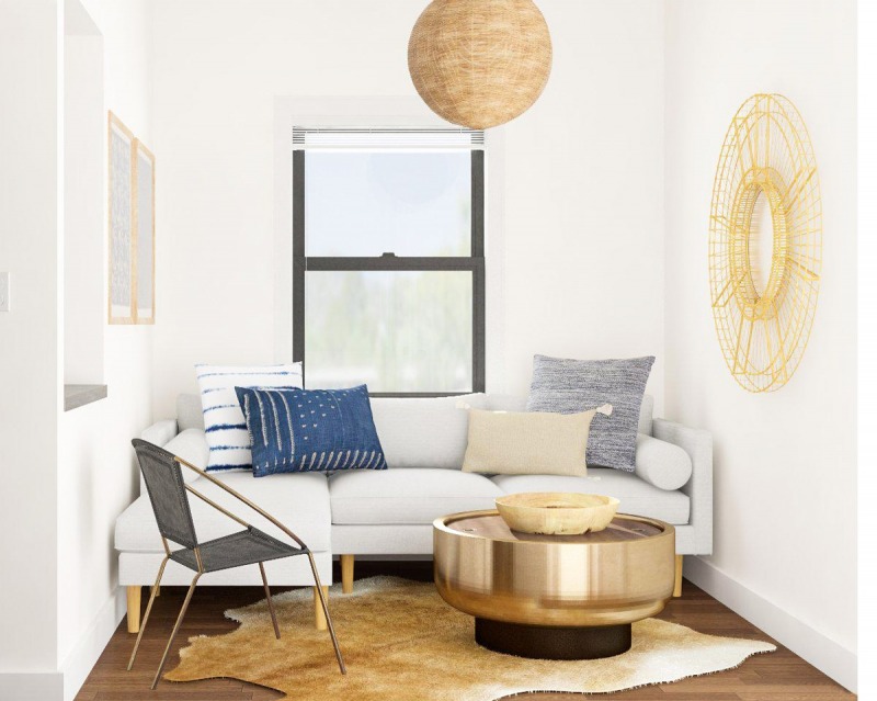 Desain ruang tamu minimalis tampak mewah