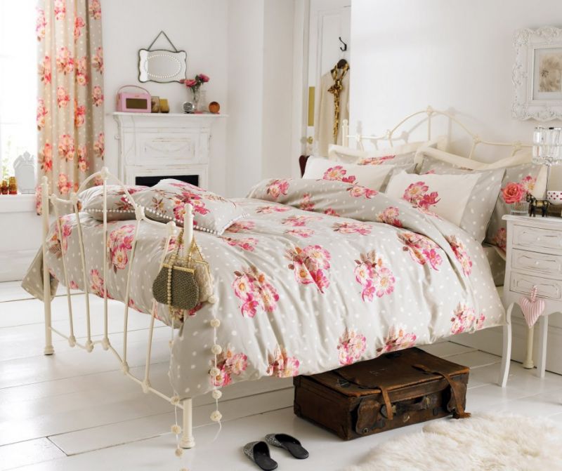 desain kamar tidur elegan gaya vintage