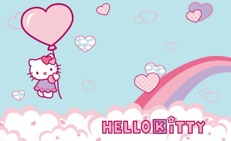 Background Hello Kitty Lucu