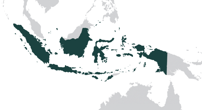 Letak Geografis Indonesia dalam Peta Dunia