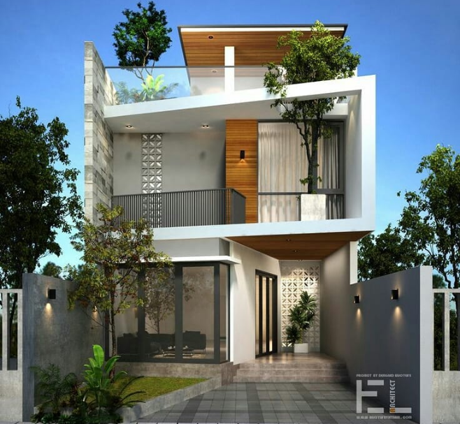 desain rumah minimalis dengan rooftop – √ 19 Desain Rumah Minimalis 2