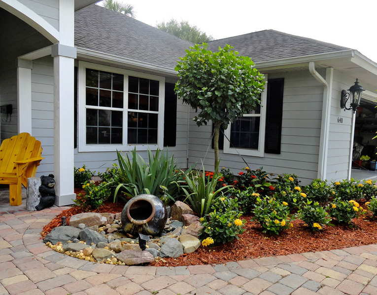 2. Mini Water Feature Entryway