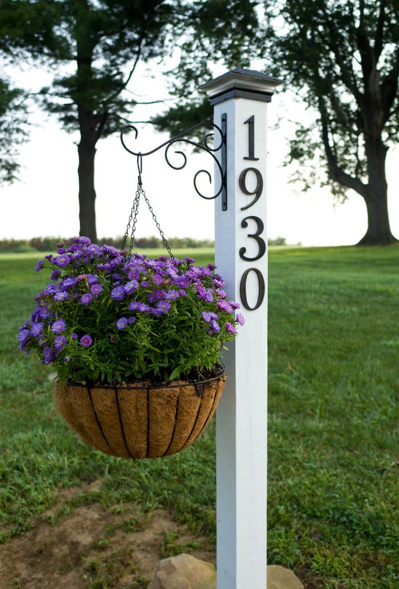 26. Signpost and Plant Hanger