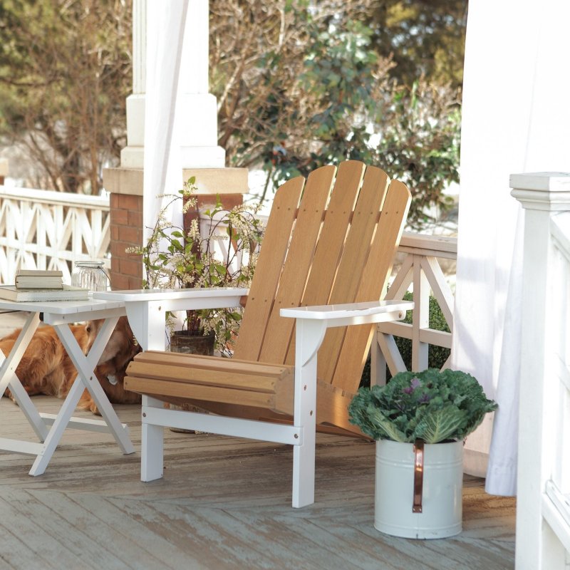 11. Chic Adirondack Bench