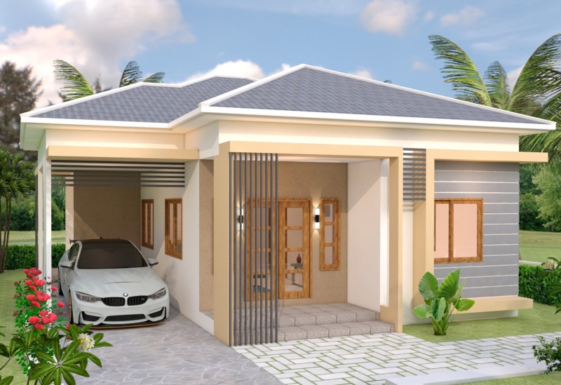 Desain Rumah Minimalis dengan Fasad Unik